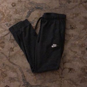 Grey Nike joggers